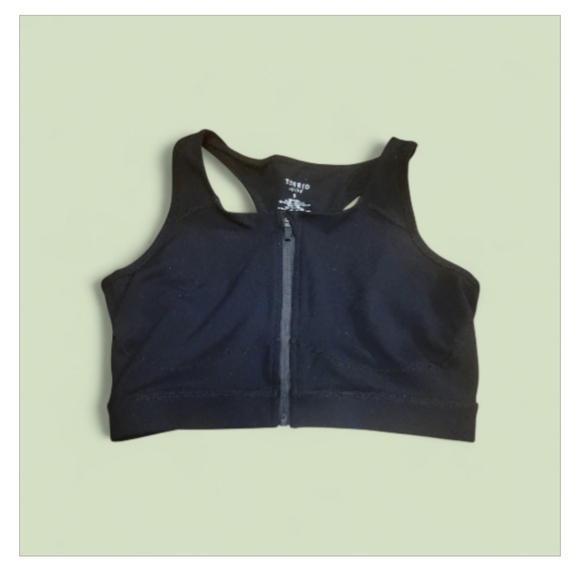 torrid Other - Torrid Black Zip-Front Sports Bra Size 0